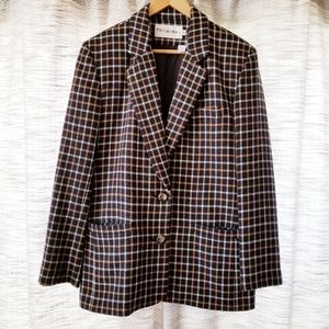 JH Collectibles Vintage 90's Blazer Navy White 12